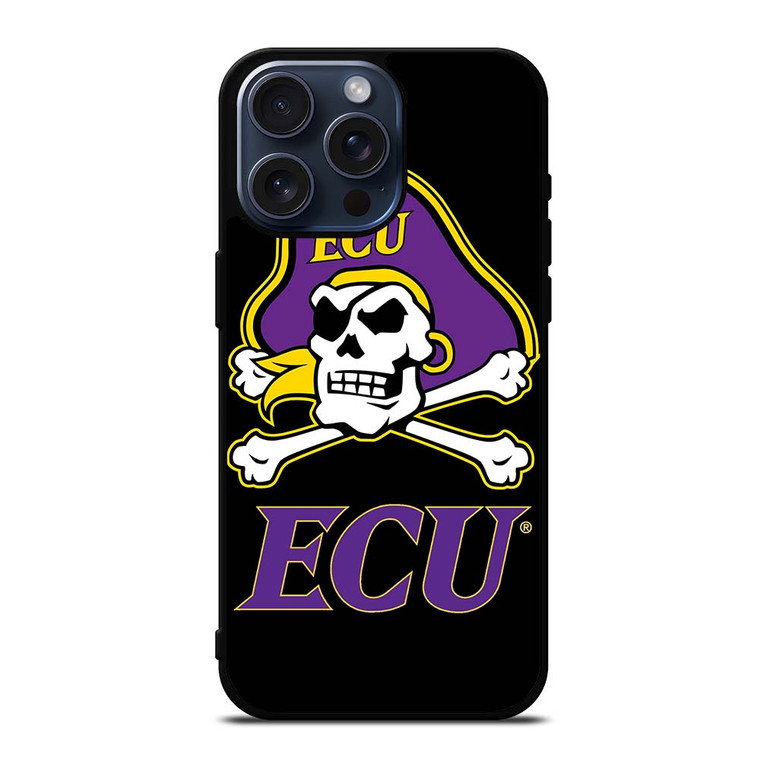 EAST CAROLINA PIRATES FOOTBALL LOGO iPhone 15 Pro Max Case Cover