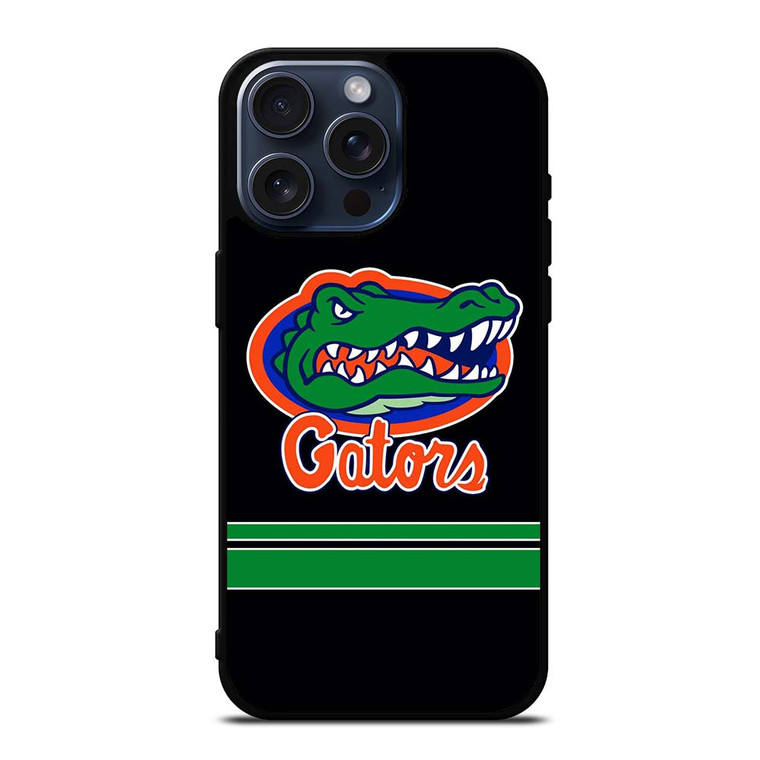 FLORIDA GATORS STRIPE LOGO iPhone 15 Pro Max Case Cover