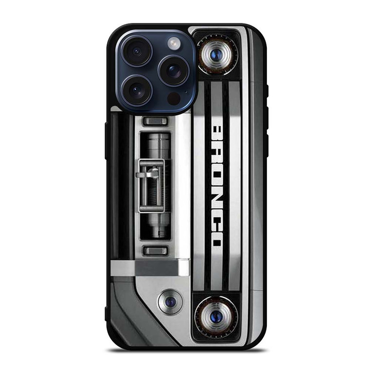 FORD BRONCO METAL FRONT VIEW iPhone 15 Pro Max Case Cover