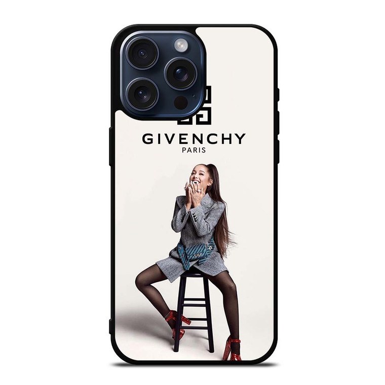 GIVENCHY PARIS X ARIANA GRANDE iPhone 15 Pro Max Case Cover