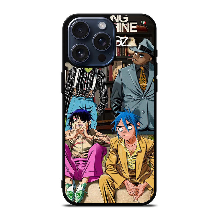 GORILLAZ BAND CARTOON iPhone 15 Pro Max Case Cover
