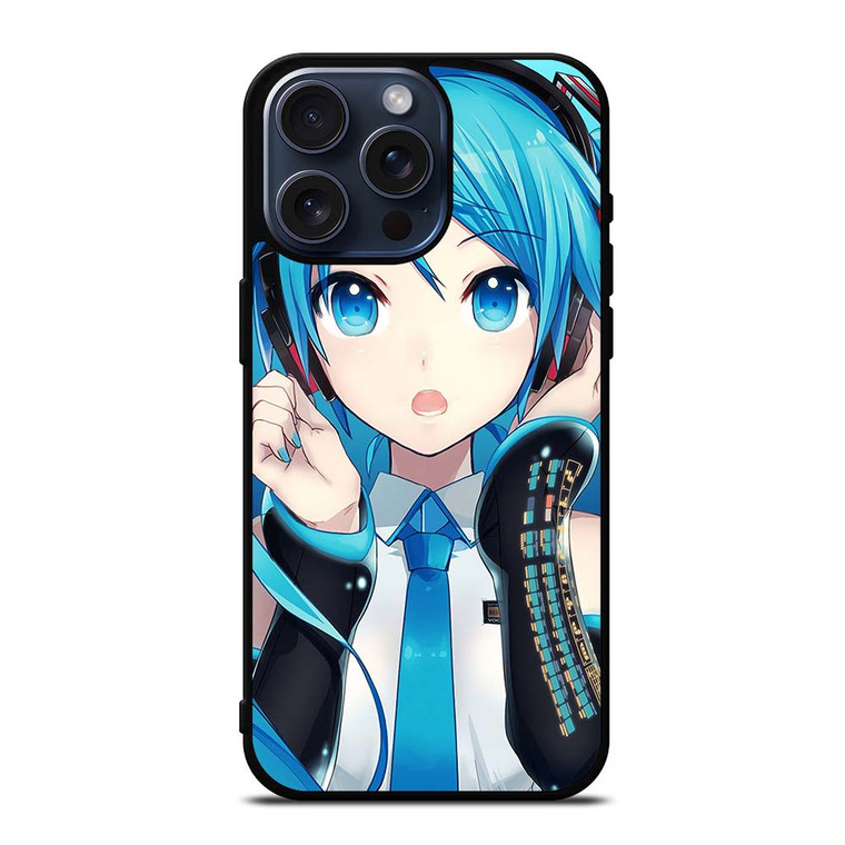 HATSUNE MIKU CUTE FACE iPhone 15 Pro Max Case Cover