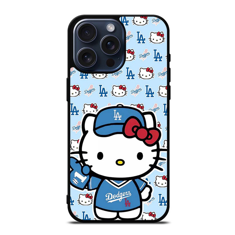 HELLO KITTY DODGERS COLLAGE iPhone 15 Pro Max Case Cover