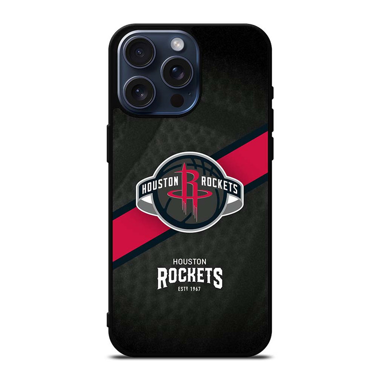HOUSTON ROCKETS NBA iPhone 15 Pro Max Case Cover