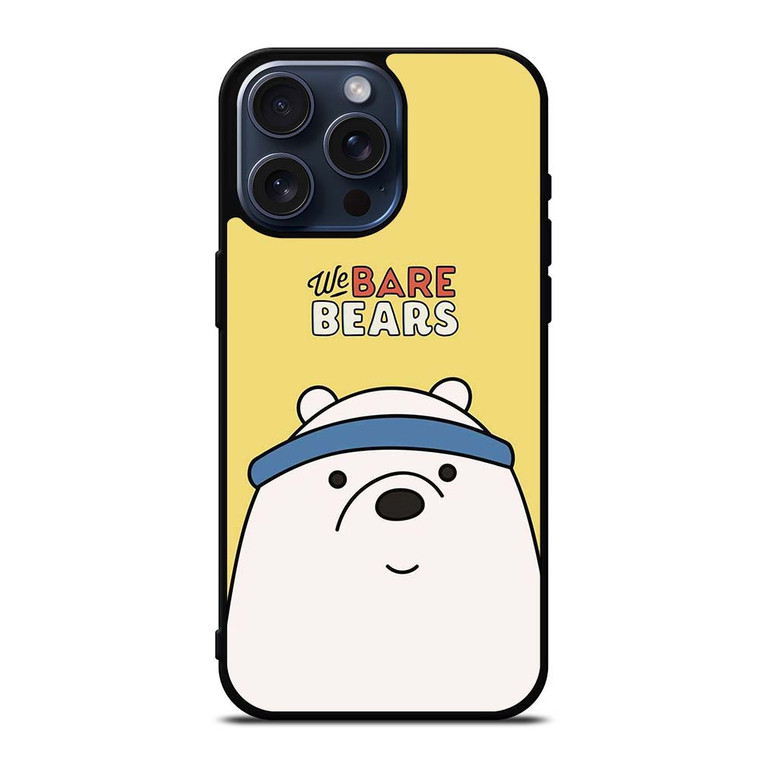 ICE BEAR WE BARE BEARS CARTOON 3 iPhone 15 Pro Max Case Cover