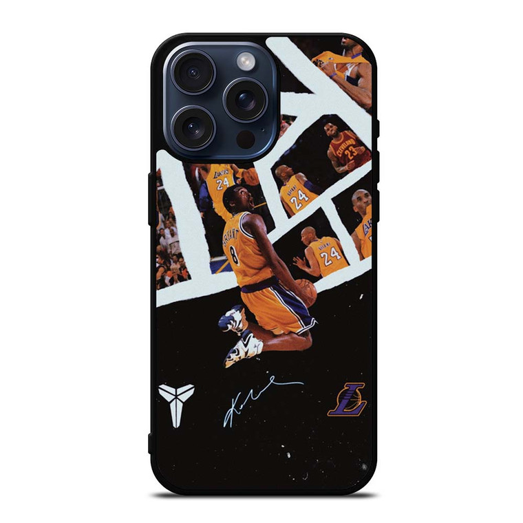 IN MEMORIAM KOBE BRYANT LAKERS iPhone 15 Pro Max Case Cover