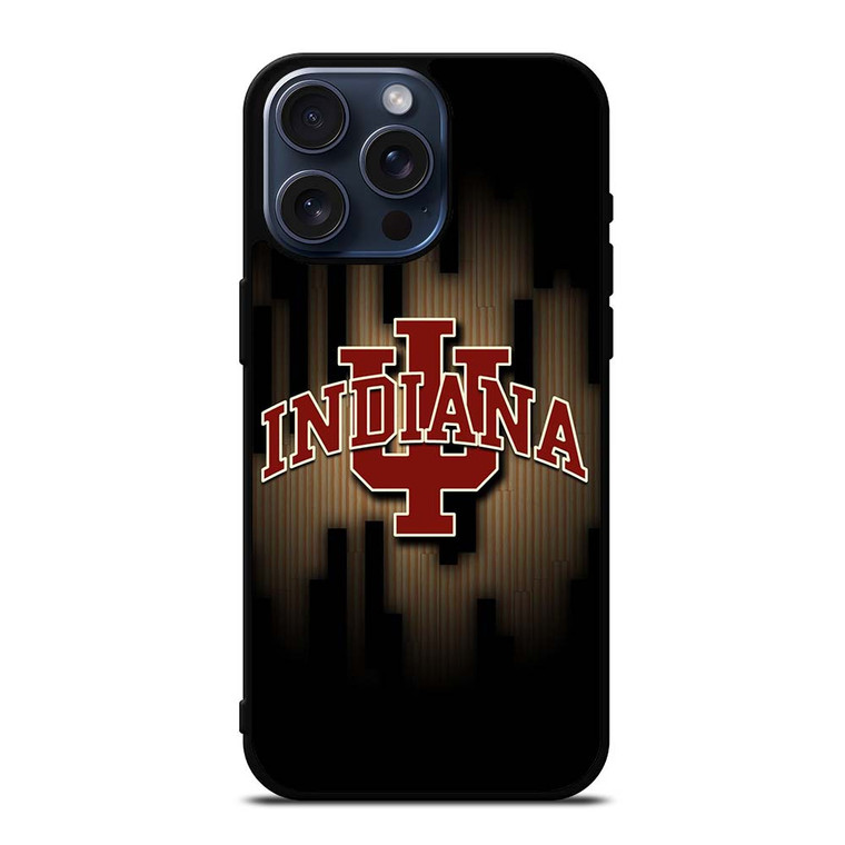 INDIANA HOOSIERS UNIVERSITY LOGO iPhone 15 Pro Max Case Cover