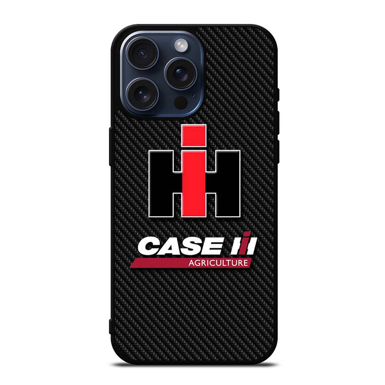 INTERNATIONAL HARVESTER IH FARMALL CARBON LOGO iPhone 15 Pro Max Case Cover