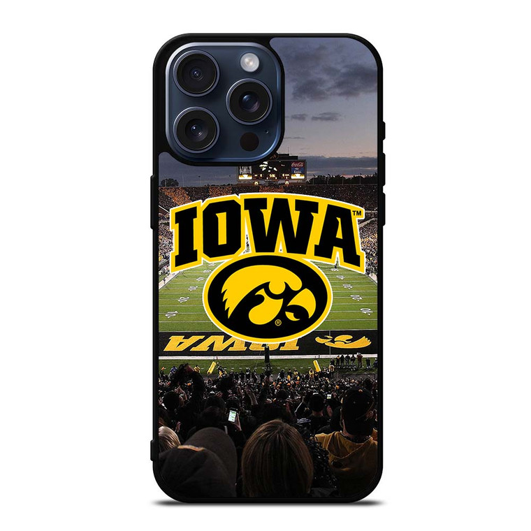 IOWA HAWKEYES FOOTBALL iPhone 15 Pro Max Case Cover