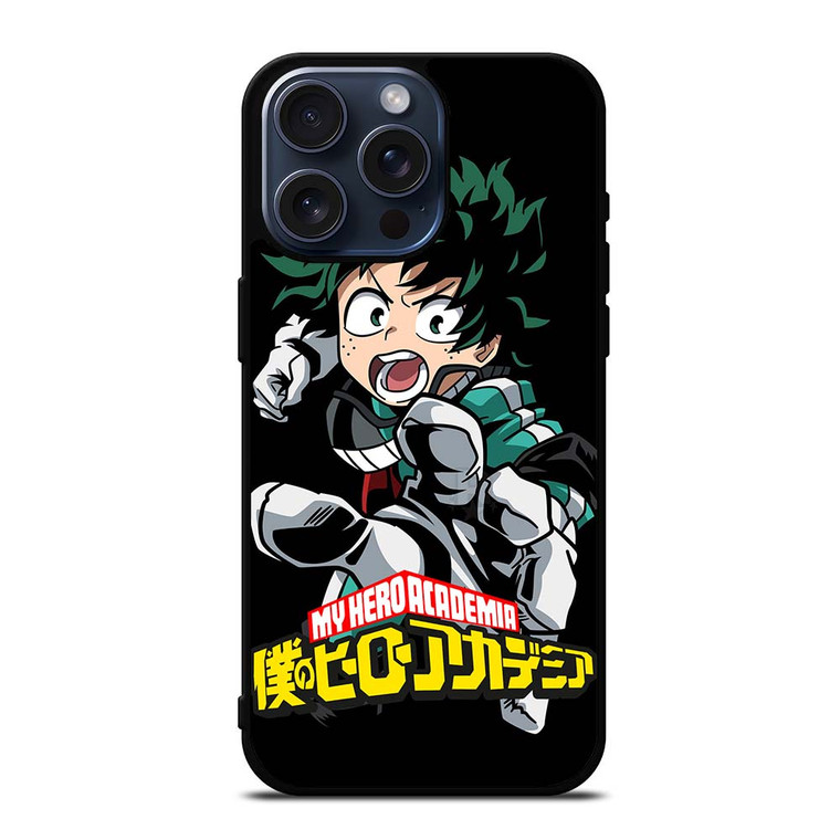 IZUKU MIDORIYA MY HERO ACADEMIA ANIME iPhone 15 Pro Max Case Cover