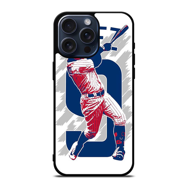 JAVIER BAEZ CHICAGO CUBS ART iPhone 15 Pro Max Case Cover