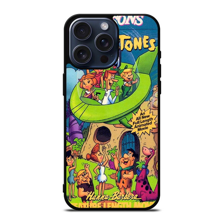 JETSONS MEET FLINTSTONES CARTOON 2 iPhone 15 Pro Max Case Cover