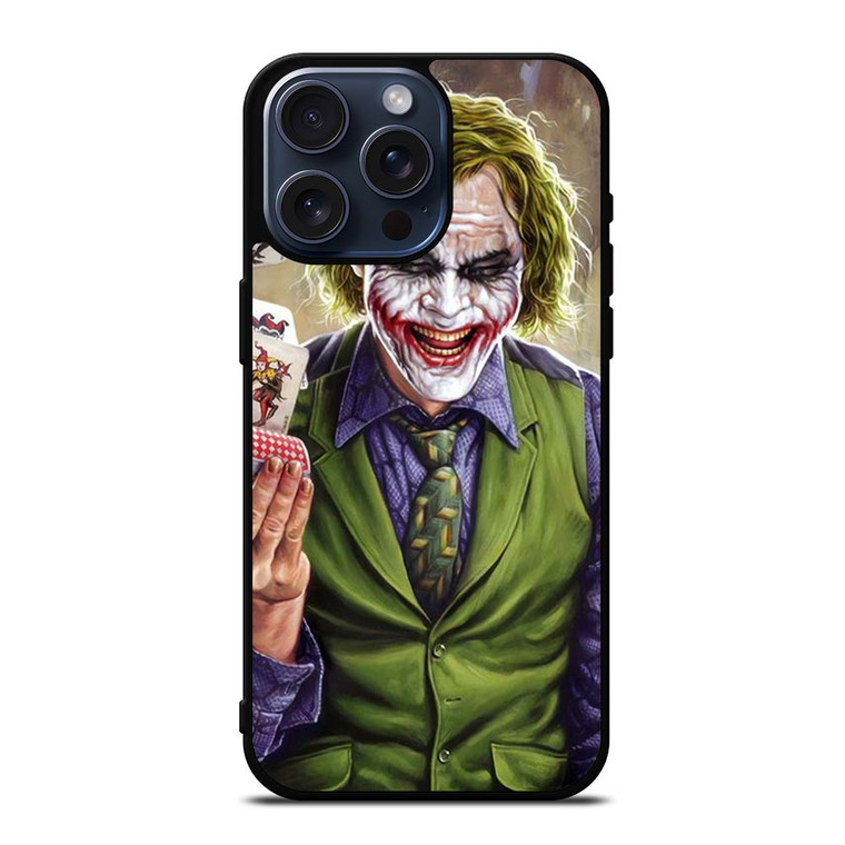 JOKER HEATH LEDGER ART 2 iPhone 15 Pro Max Case Cover