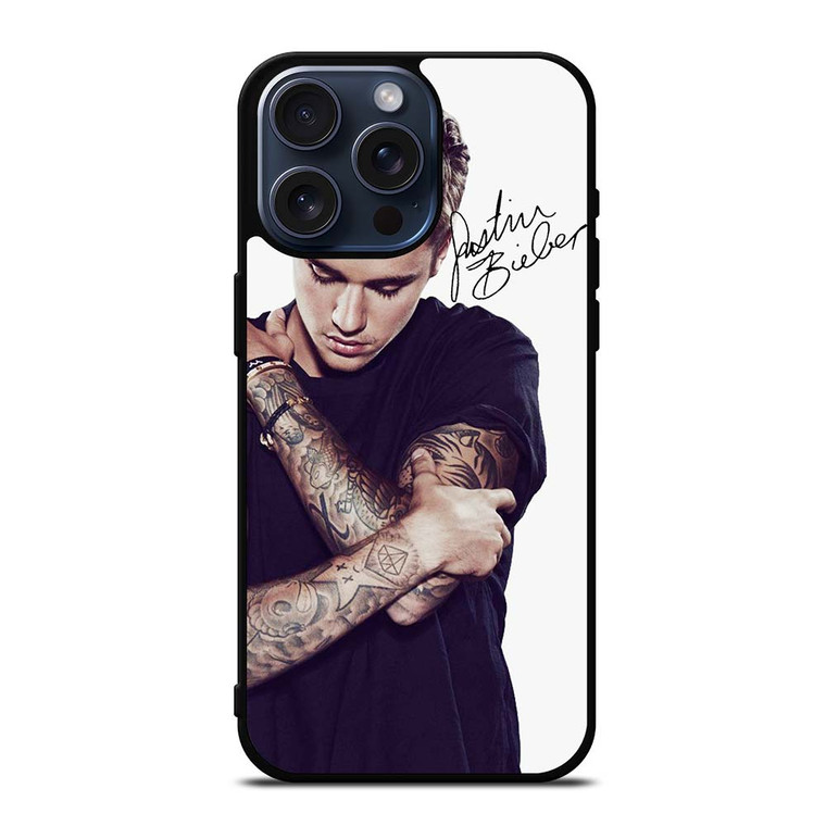 JUSTIN BIEBER SIGNATURE iPhone 15 Pro Max Case Cover