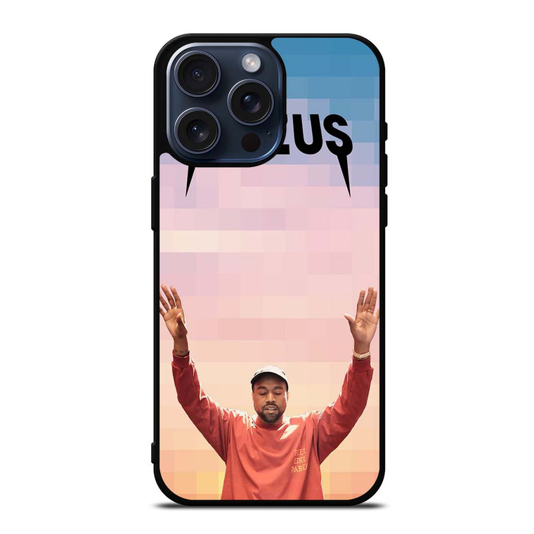 KANYE WEST POSTERIZE YEEZUS LOGO iPhone 15 Pro Max Case Cover