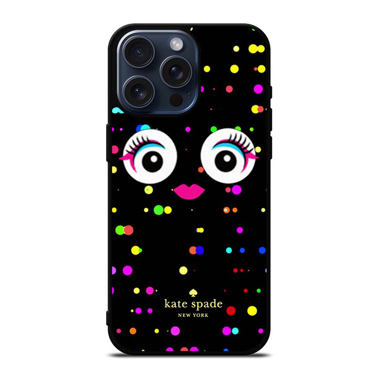 KATE SPADE COLORFULL MONSTER EYE iPhone 15 Pro Max Case Cover