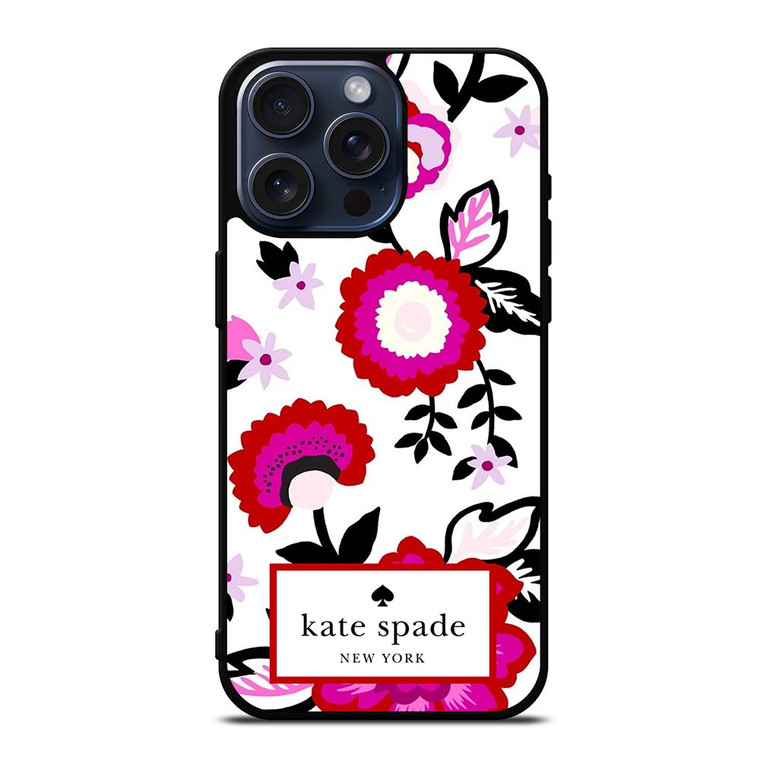 KATE SPADE NEW YORK FLOWER ART iPhone 15 Pro Max Case Cover