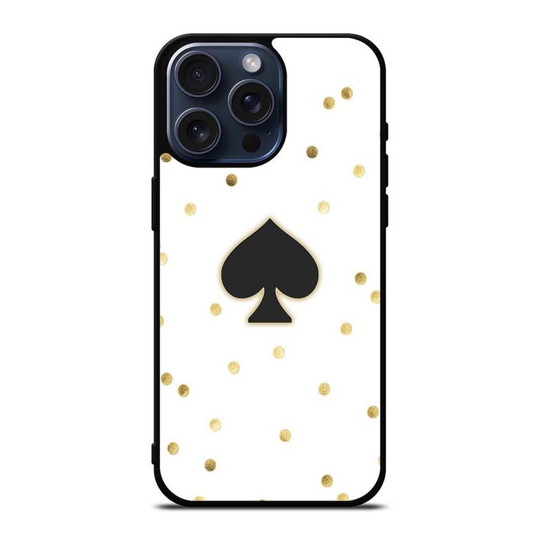 KATE SPADE NEW YORK LOGO GOLD iPhone 15 Pro Max Case Cover