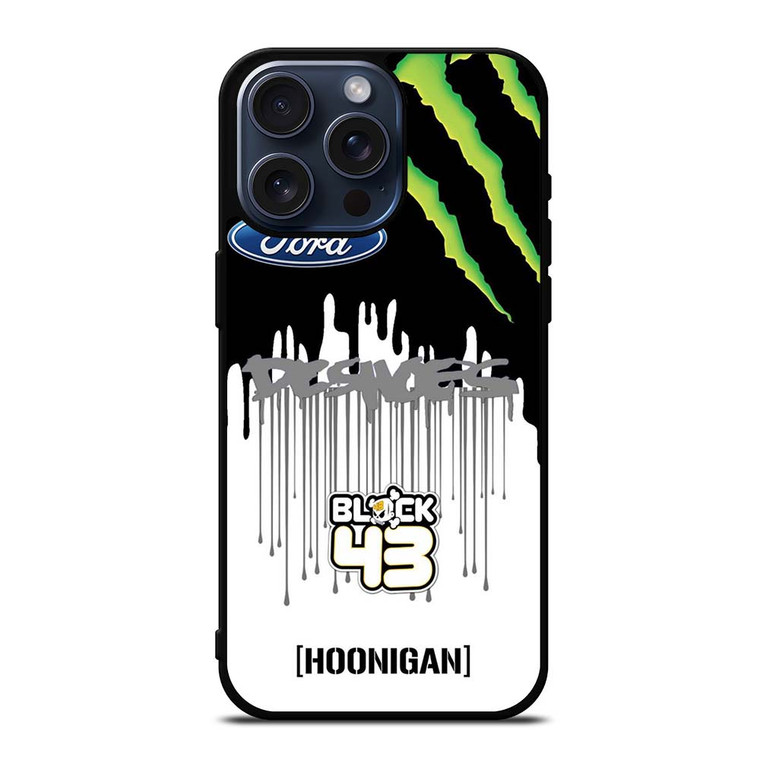 KEN BLOCK HOONIGAN FORD RACING iPhone 15 Pro Max Case Cover