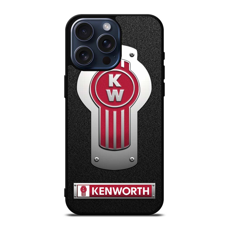 KENWORTH METAL LOGO iPhone 15 Pro Max Case Cover