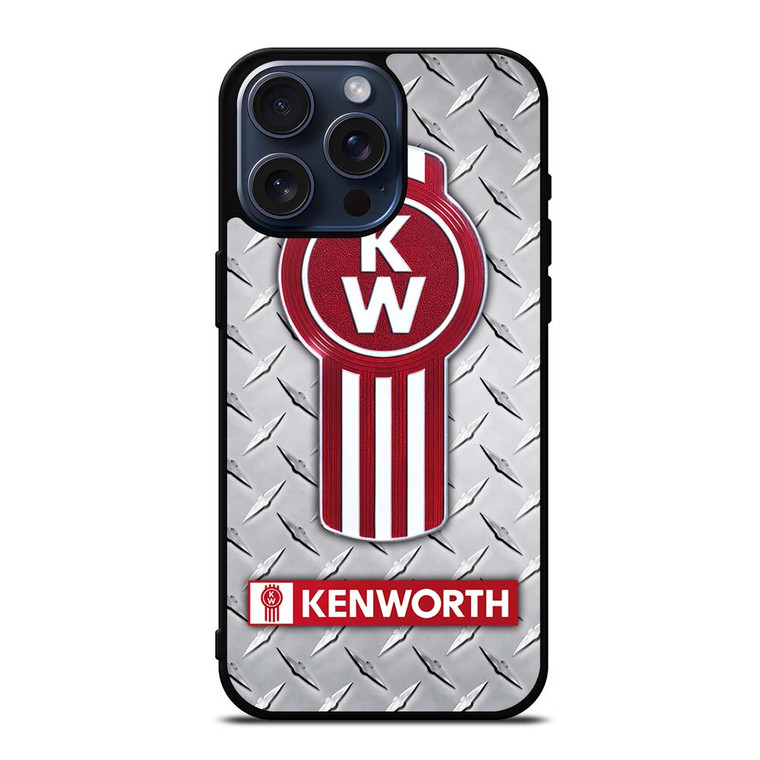 KENWORTH TRUCKS METAL PLATE iPhone 15 Pro Max Case Cover KENWORTH TRUCKS METAL PLATE iPhone 15 Pro Max Case Cover