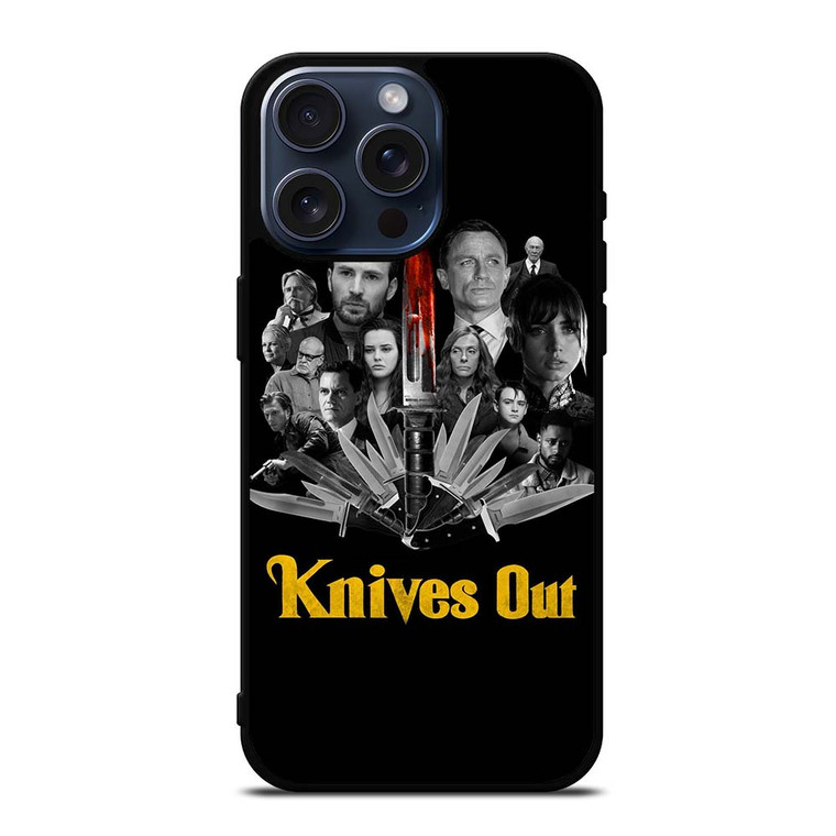 KNIVES OUT MOVIES ALL CAST iPhone 15 Pro Max Case Cover
