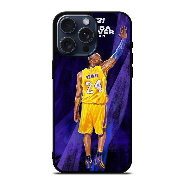 KOBE BRYANT NBA 2K21 MAMBA EDITION iPhone 15 Pro Max Case Cover KOBE BRYANT NBA 2K21 MAMBA EDITION iPhone 15 Pro Max Case Cover
