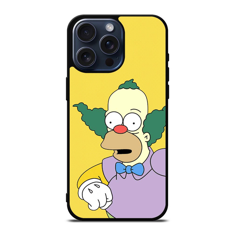 KRUSTY THE CLOWN CARTOON iPhone 15 Pro Max Case Cover KRUSTY THE CLOWN CARTOON iPhone 15 Pro Max Case Cover