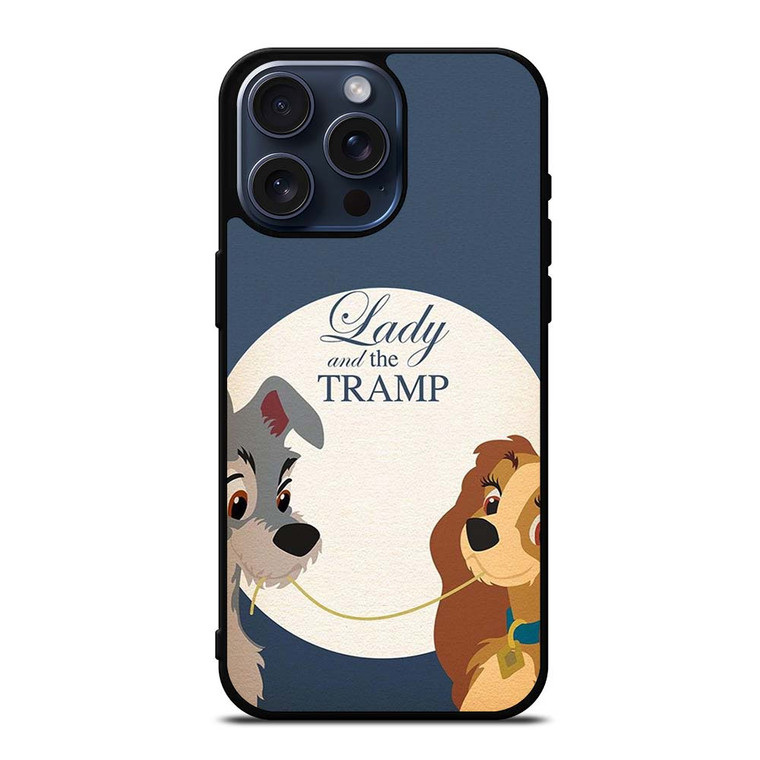 LADY AND THE TRAMP SPAGHETTI DISNEY CARTOON iPhone 15 Pro Max Case Cover