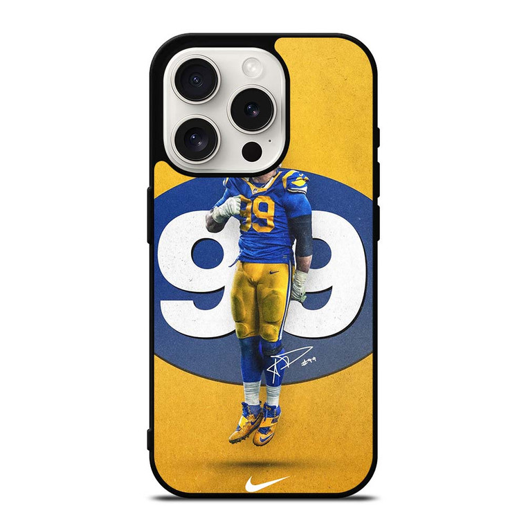 AARON DONALD 99 LOS ANGELES RAMS  iPhone 15 Pro Case Cover AARON DONALD 99 LOS ANGELES RAMS  iPhone 15 Pro Case Cover