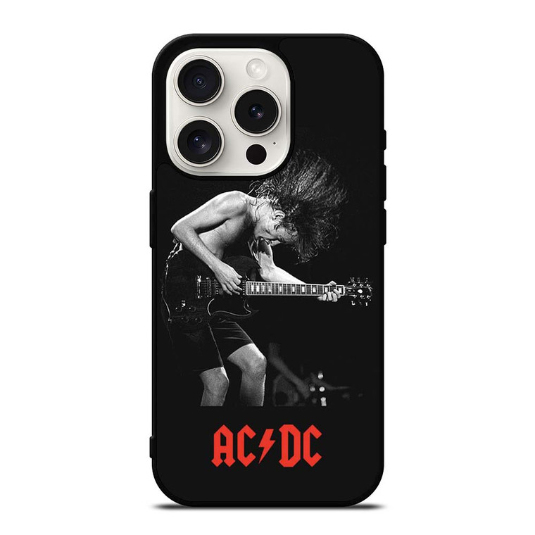 ACDC ROCK BAND LOGO iPhone 15 Pro Case Cover