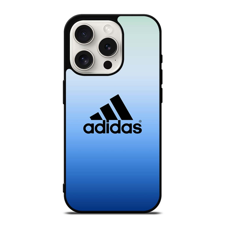 ADIDAS BLUE SKY LOGO iPhone 15 Pro Case Cover