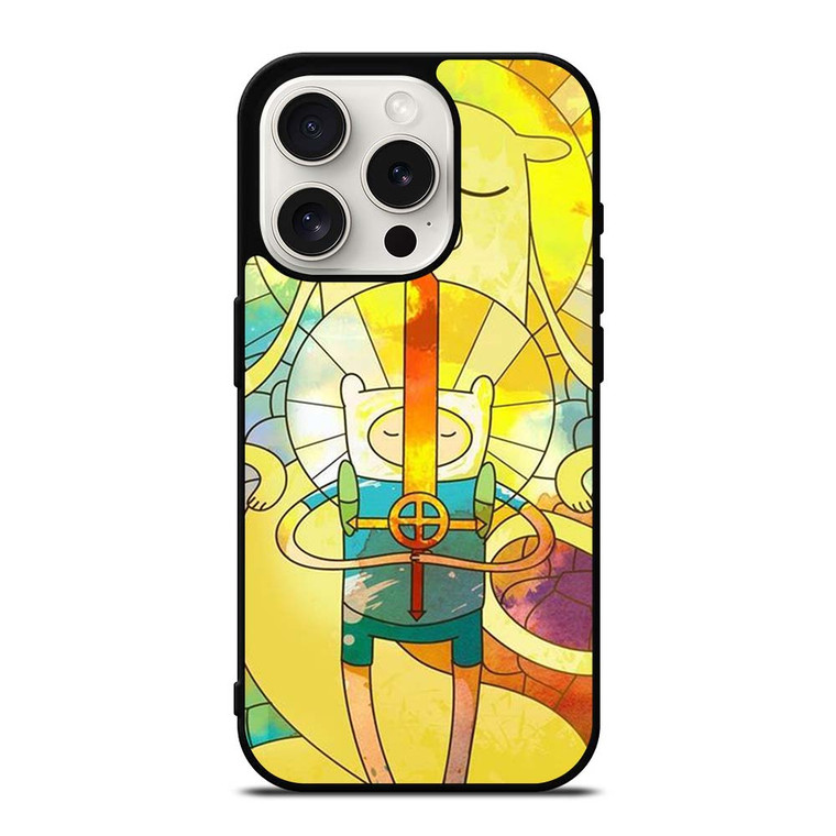 ADVENTURE TIME MY NEIGHBOUR TOTORO GLASS iPhone 15 Pro Case Cover