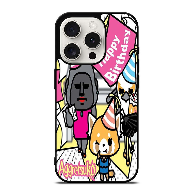 AGGRETSUKO BIRTHDAY PARTY iPhone 15 Pro Case Cover