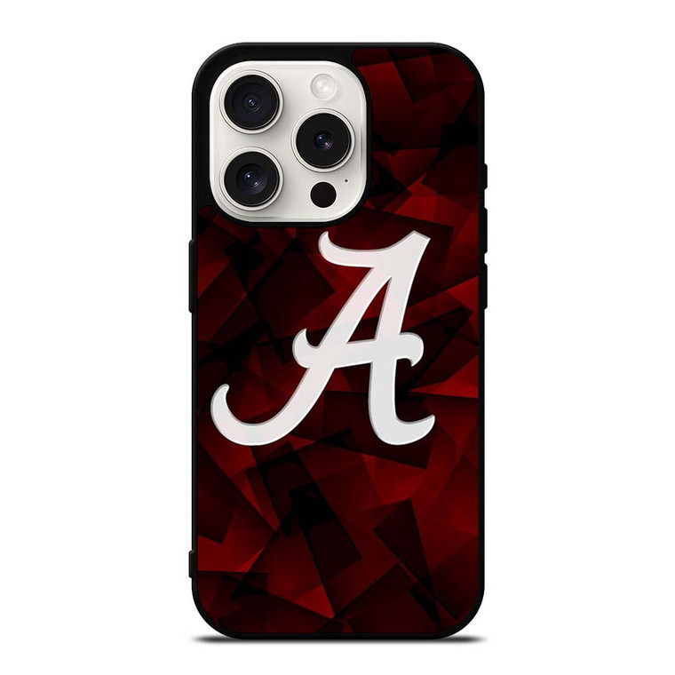 ALABAMA CRIMSON TIDE BADGE iPhone 15 Pro Case Cover