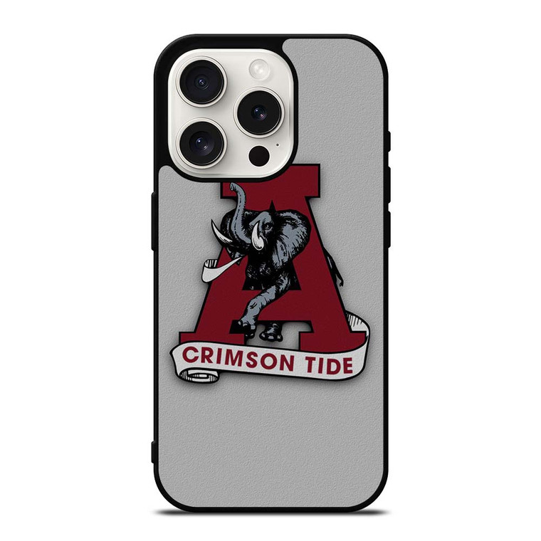 ALABAMA CRIMSON TIDE LOGO iPhone 15 Pro Case Cover