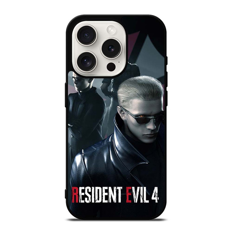 ALBERT WESKER RESIDENT EVIL iPhone 15 Pro Case Cover