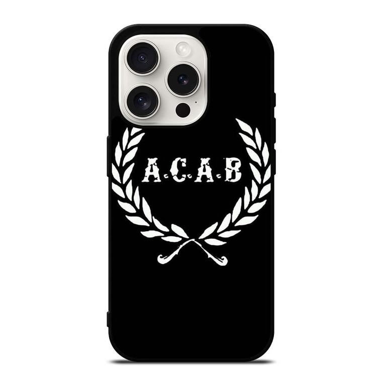 ALL CORPS ARE BASTARD ACAB SYMBOL iPhone 15 Pro Case Cover