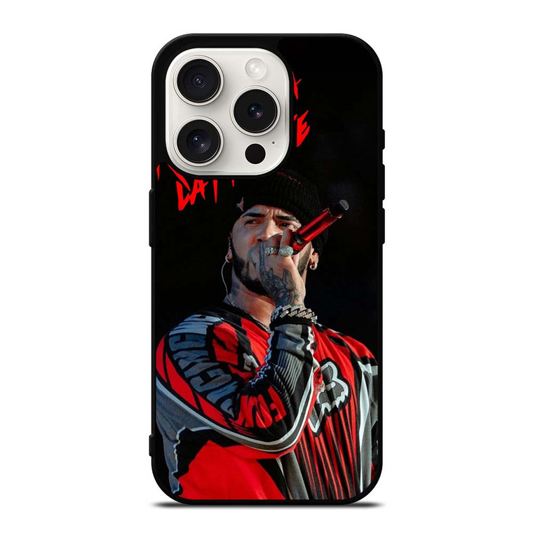 ANUEL AA REAL HASTA LA MUERTE RAPPER 2 iPhone 15 Pro Case Cover