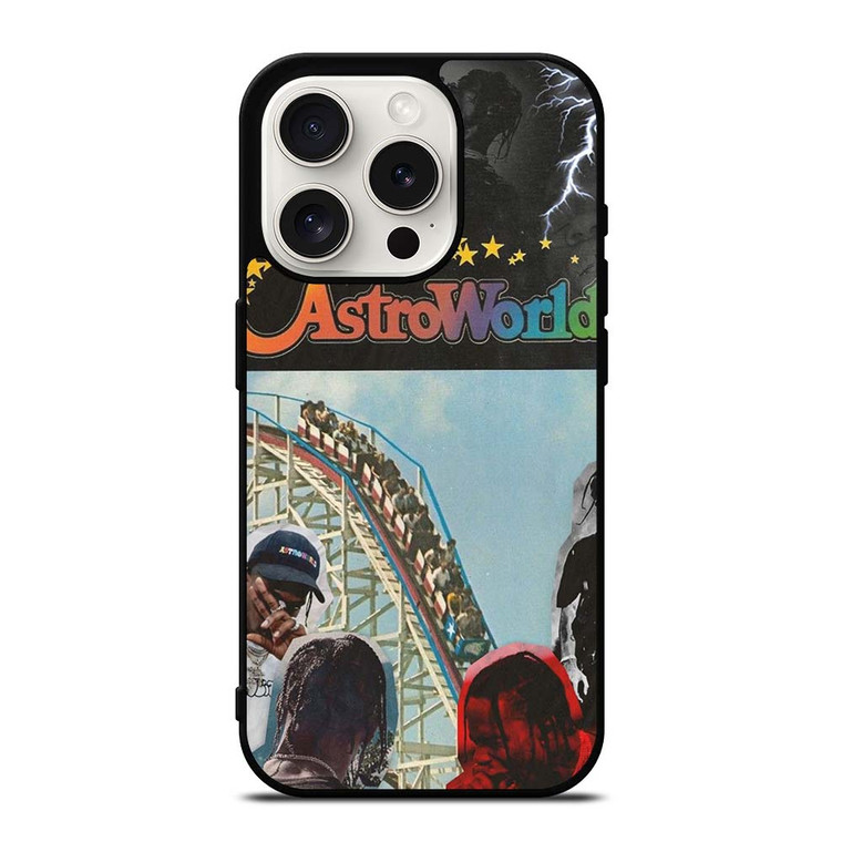 ASTROWORLD TRAVIS SCOTT COLLAGE iPhone 15 Pro Case Cover