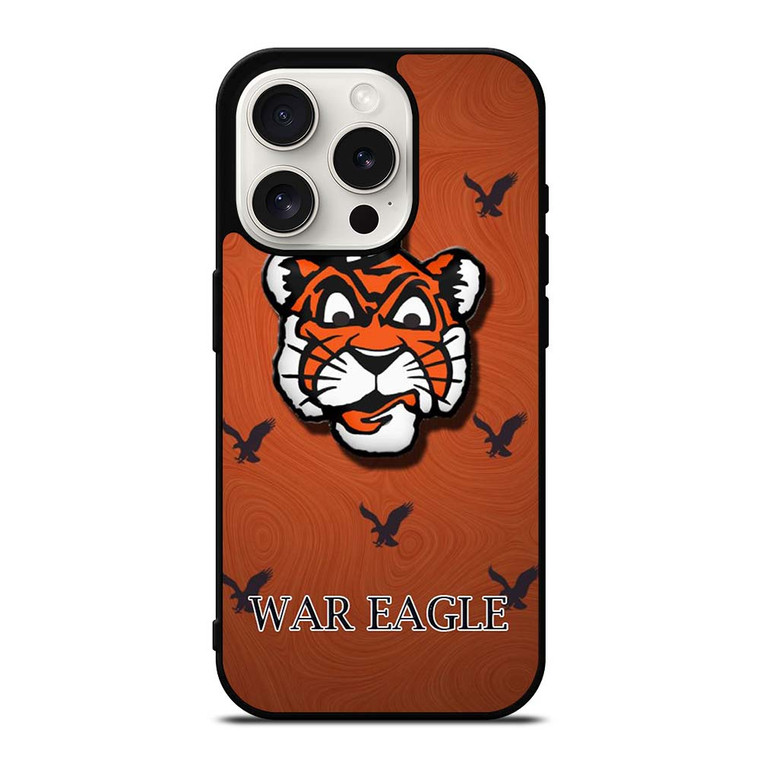 AUBURN TIGERS WAR EAGLE LOGO iPhone 15 Pro Case Cover