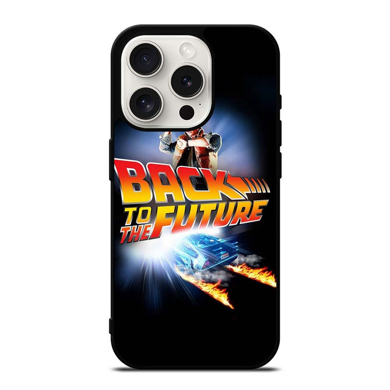 BACK TO THE FUTURE CAR DELOREAON iPhone 15 Pro Case Cover