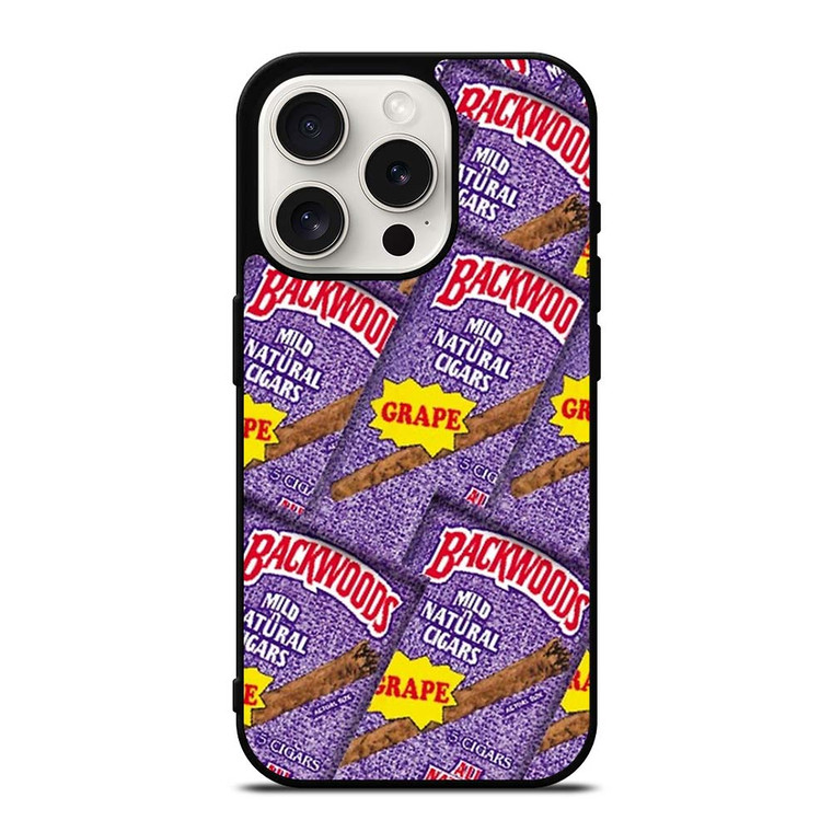 BACKWOODS CIGARS COLLAGE iPhone 15 Pro Case Cover