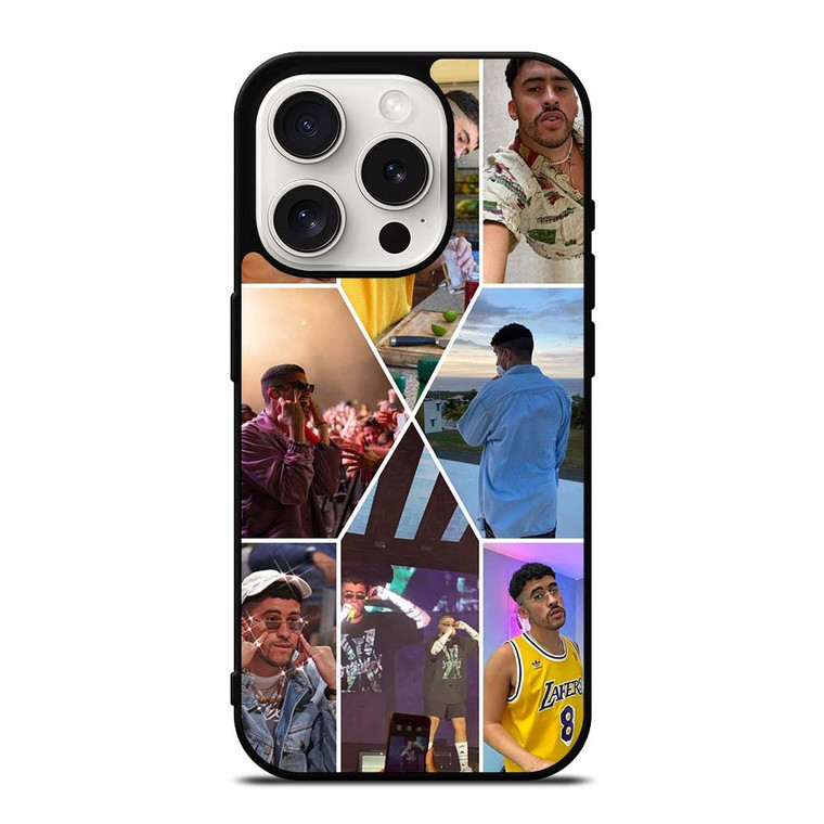 BAD BUNNY COLLAGE iPhone 15 Pro Case Cover