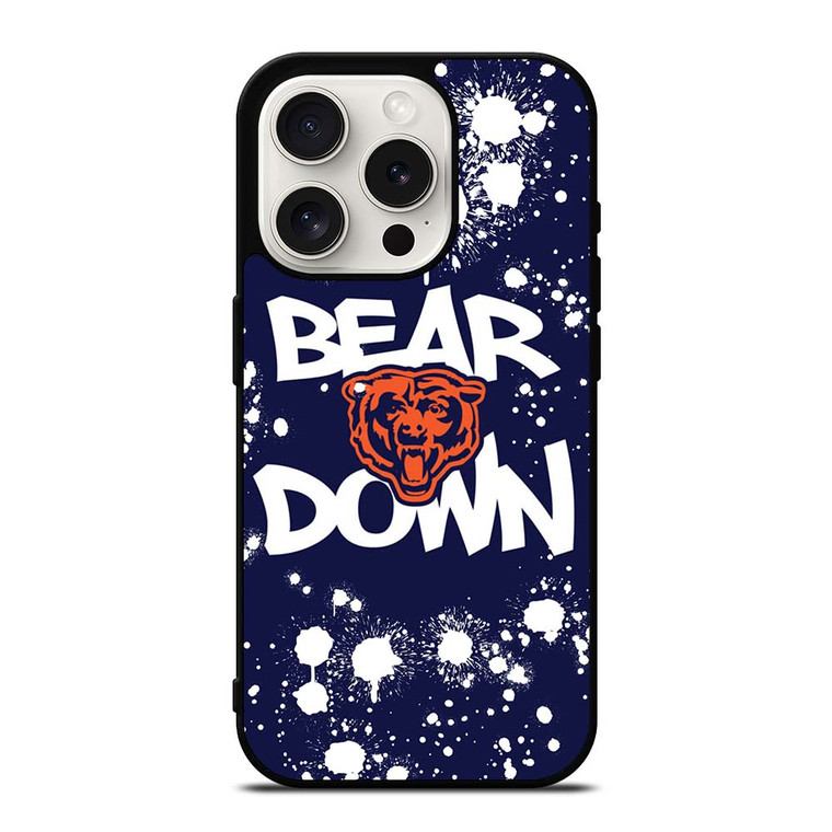 BEAR DOWN CHICAGO BEARS 2 iPhone 15 Pro Case Cover
