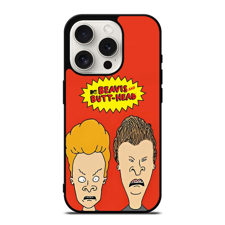 BEAVIS AND BUTHEAD CARTOON MTV iPhone 15 Pro Case Cover