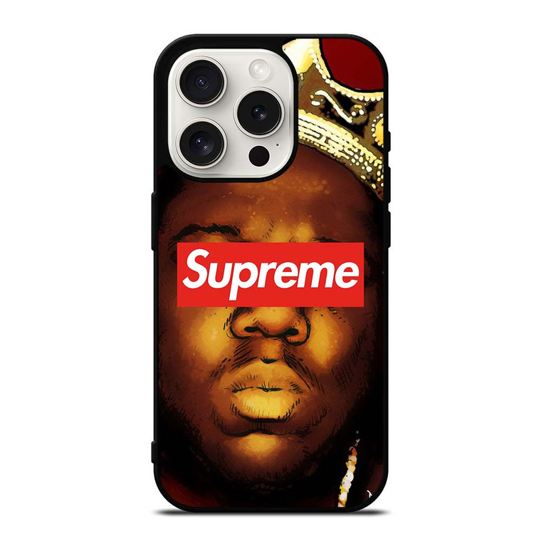 BIGGIE SMALLS NOTORIUOS SUPREME iPhone 15 Pro Case Cover