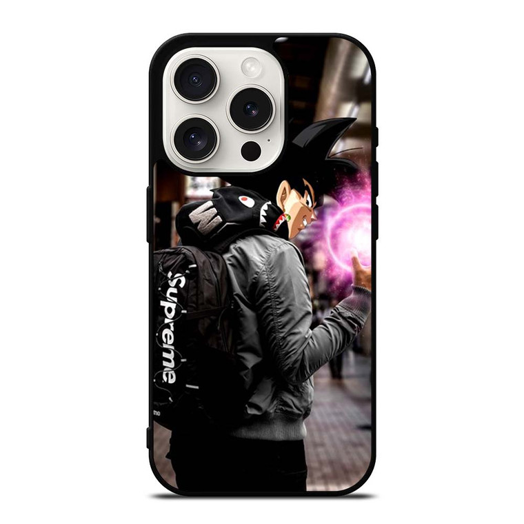 BLACK GOKU SUPREME iPhone 15 Pro Case Cover