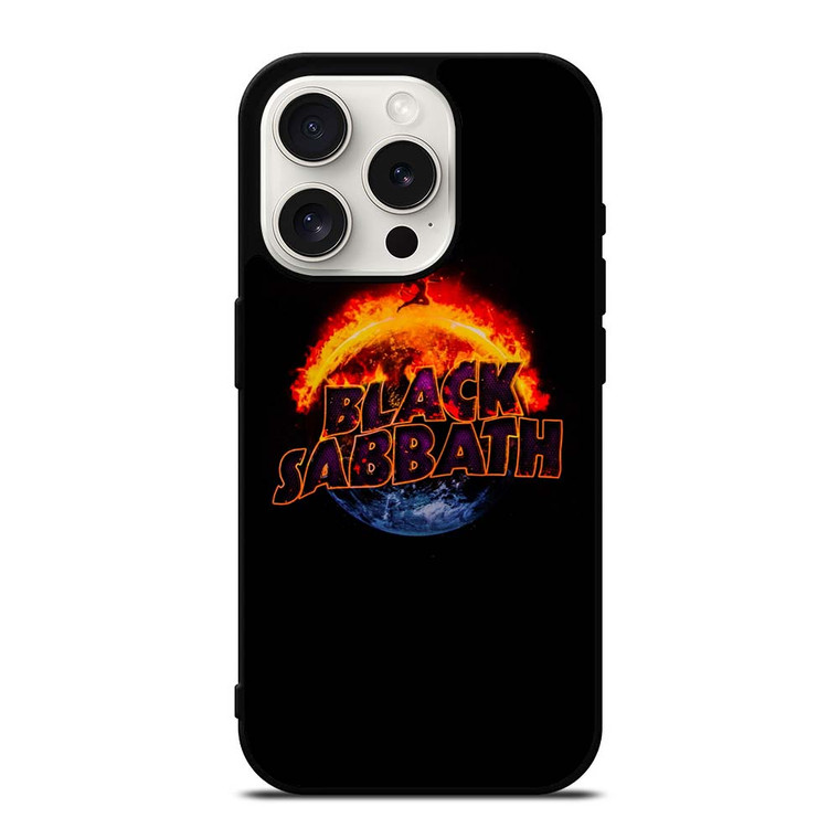 BLACK SABBATH BAND LOGO ART iPhone 15 Pro Case Cover