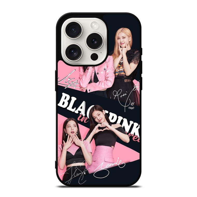 BLACKPINK CUTE iPhone 15 Pro Case Cover